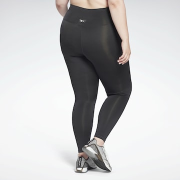 Reebok Skinny Sporthose in Schwarz