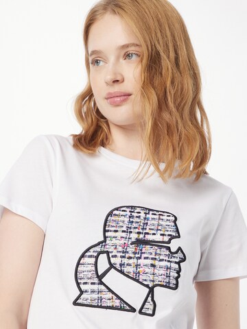 Karl Lagerfeld T-shirt i vit