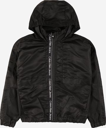 Calvin Klein Jeans Between-Season Jacket in Black: front