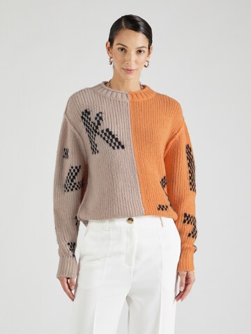 Pull-over Marc Cain en orange : devant