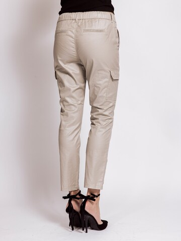Zhrill Slim fit Cargo Pants 'ZHDAISEY' in Beige