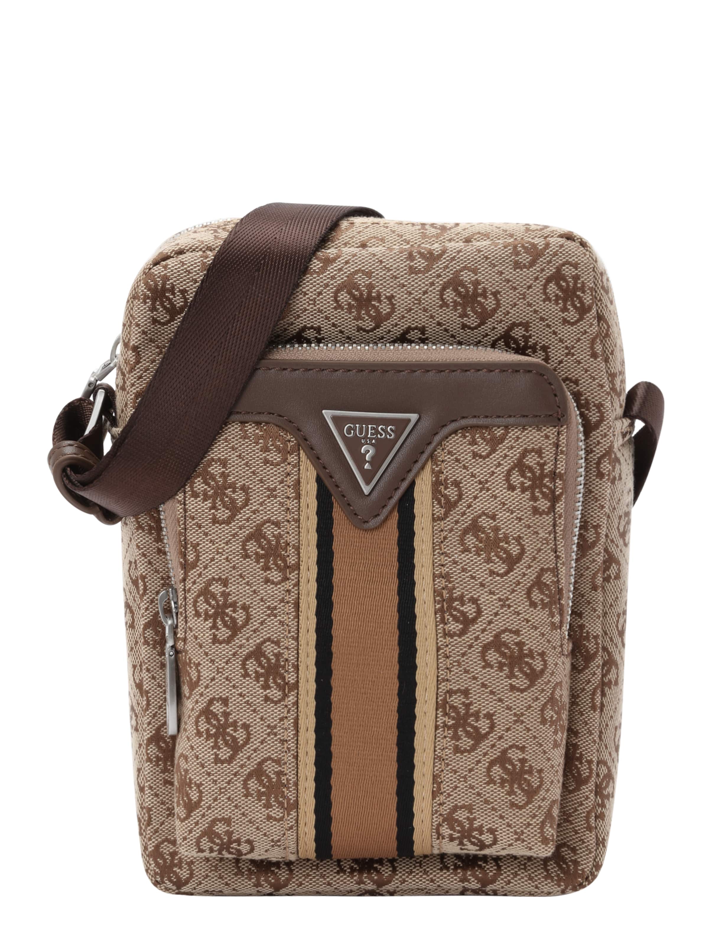 GUESS Umhängetasche 'Milano' in Braun: Vorderseite
