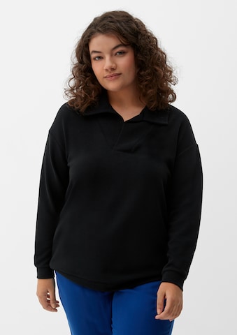 TRIANGLE Shirt in Zwart: voorkant