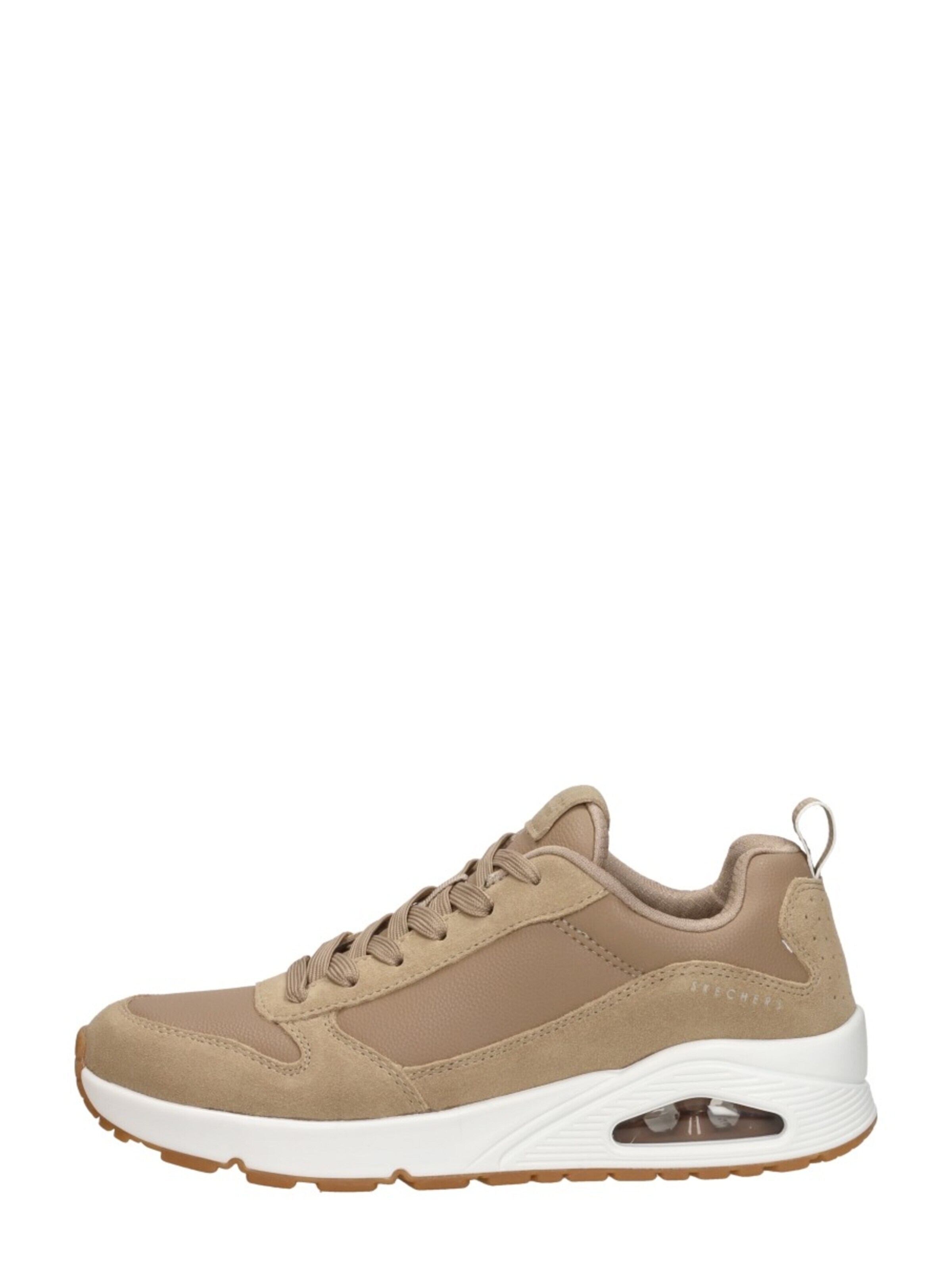 Baskets basses 'Uno - Stacre' SKECHERS en beige : devant