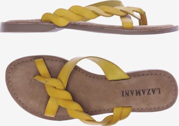 LAZAMANI Sandals & High-Heeled Sandals in 39 in Yellow: front