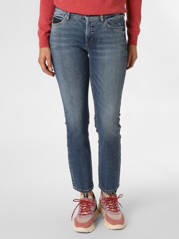 Cambio Skinny Jeans in Blue: front