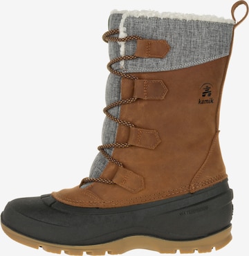 Kamik Snow Boots 'Snowgem' in Brown: front