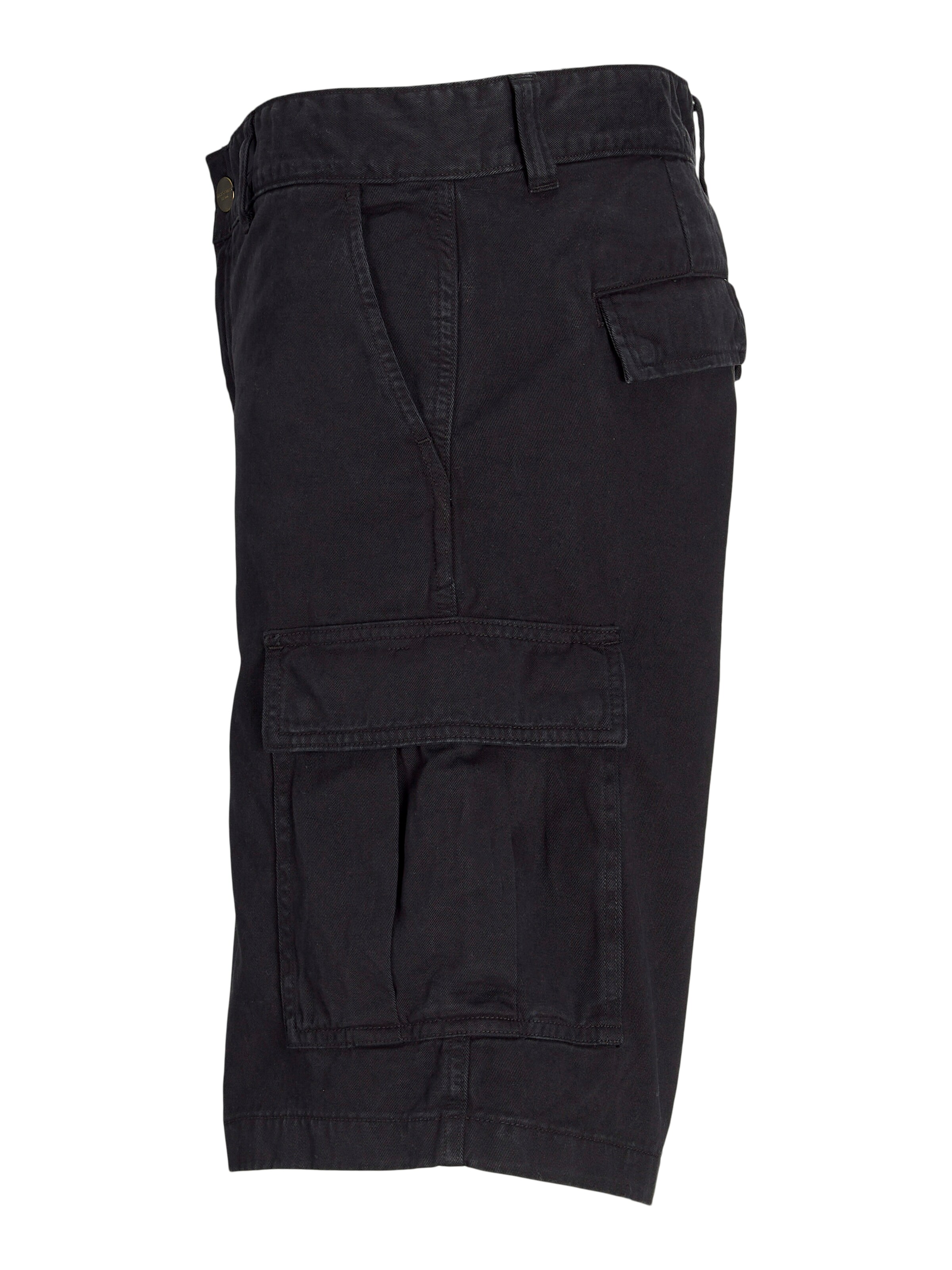 JACK & JONES Loosefit Cargobyxa 'JPSTKarl Avery' i svart