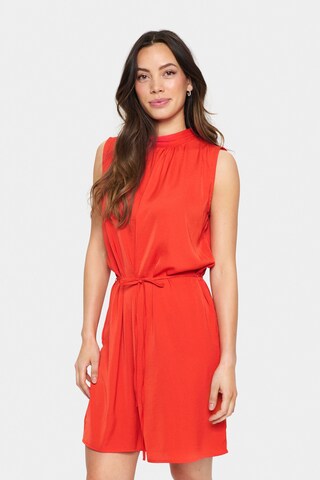SAINT TROPEZ Dress in Orange: front