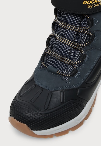 Bottes de neige Dockers by Gerli en noir : devant