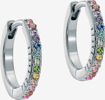 Auskarai iš Ted Baker, spalva – mėlyna / žalia / rožinė / sidabrinė, Prekių apžvalga