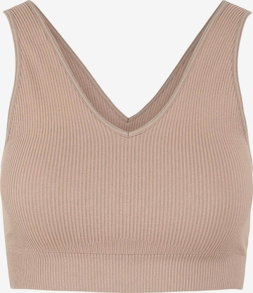 PIECES Bustier BH 'Elise' i brun: forside