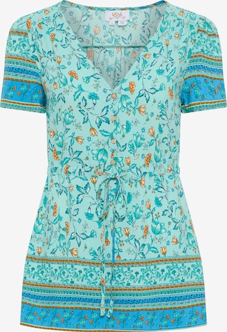 usha FESTIVAL Blouse in Blauw: voorkant