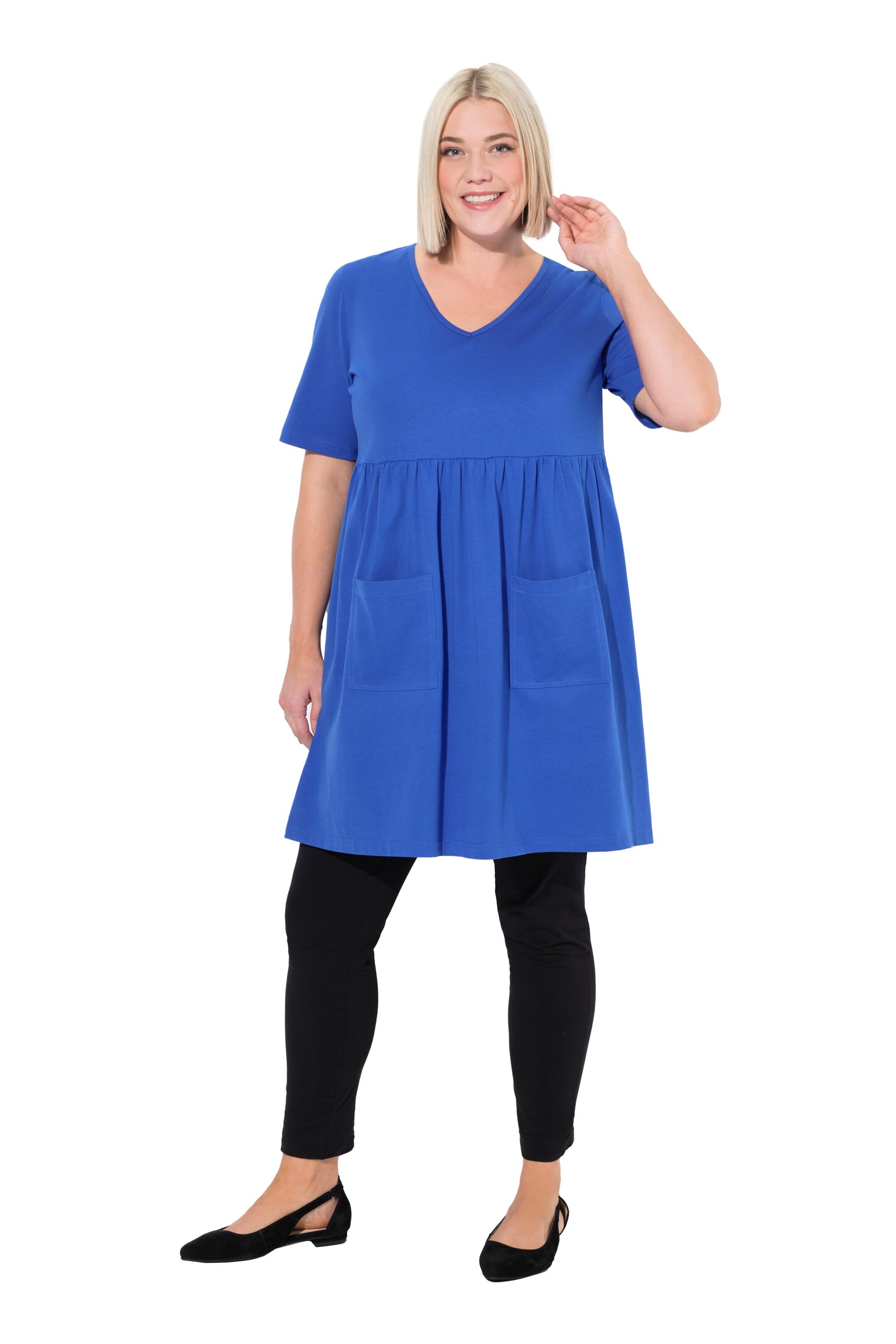 Ulla Popken Kleid in Blau: Vorderseite