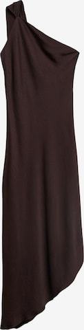 Robe de soirée 'Fiore' MANGO en marron : devant