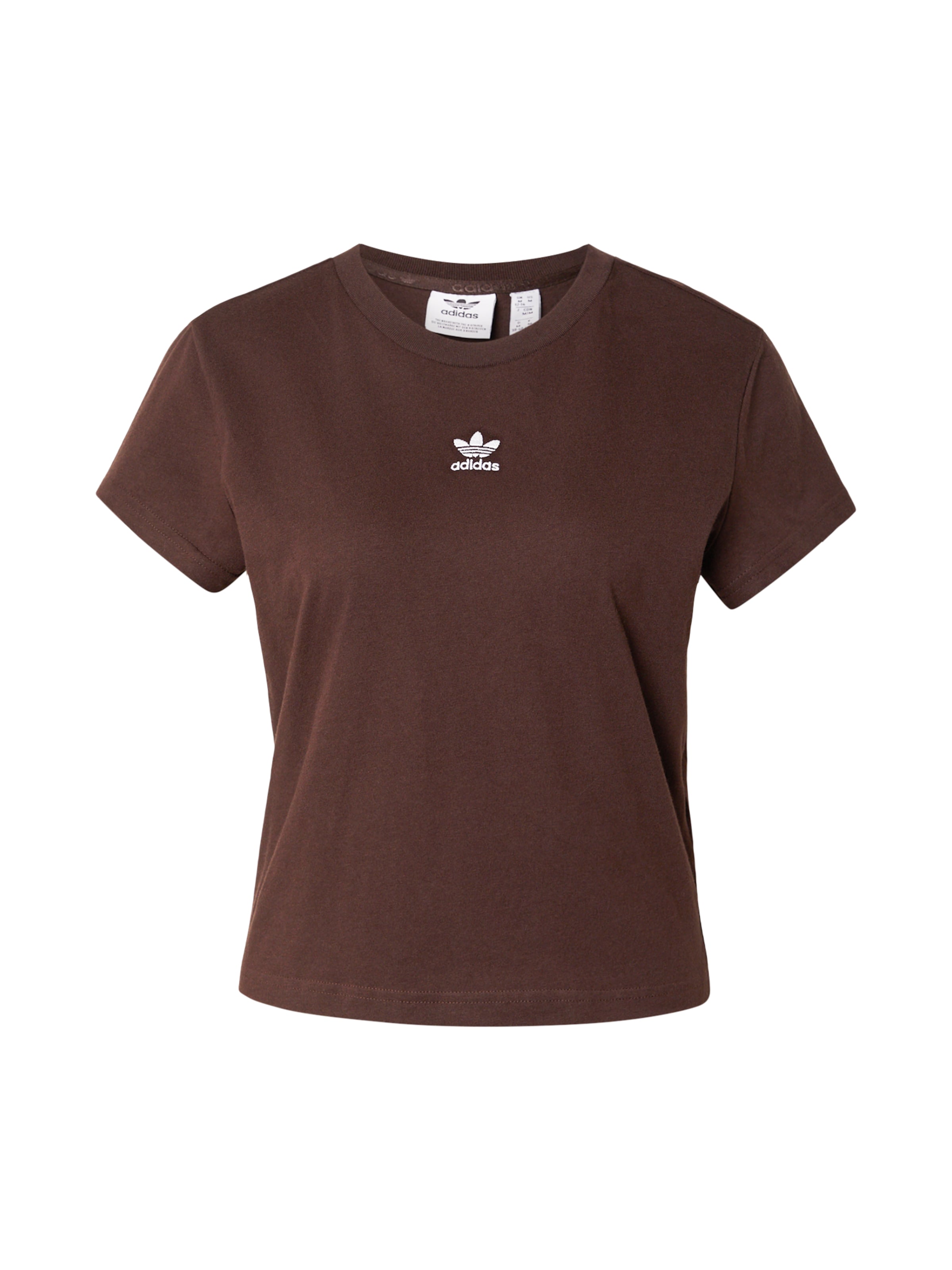 ADIDAS ORIGINALS Тениска 'Essentials' в шоколад, Преглед на продукта