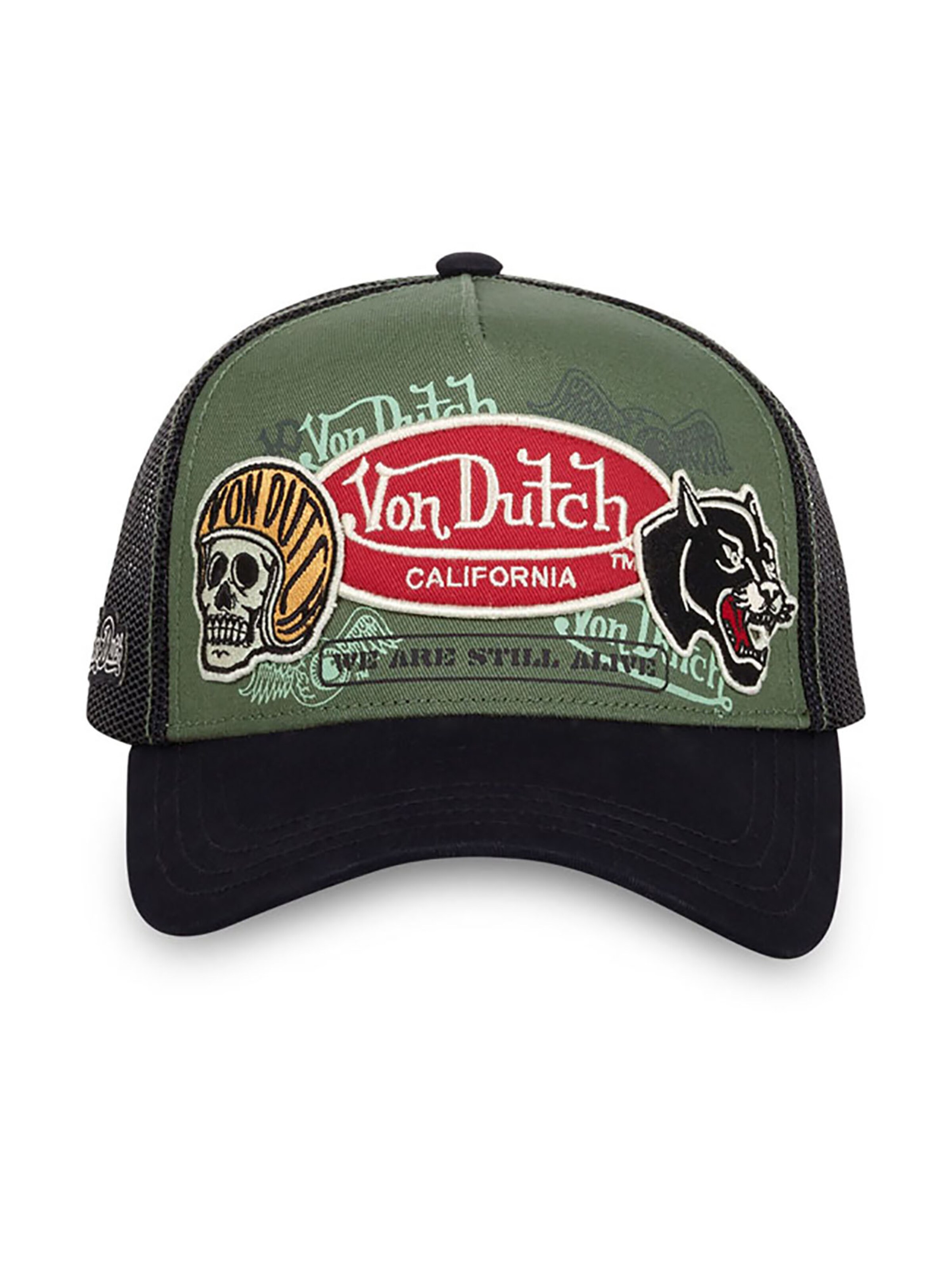 Von Dutch Cap 'Patches' in Black
