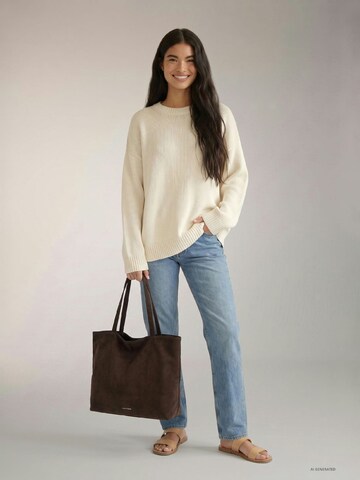 Emily & Noah Shopper ' Eva ' in Braun: Vorderseite