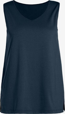 Ulla Popken Shirt in Blauw: voorkant