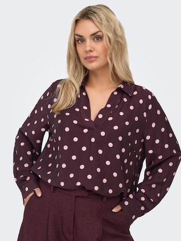 ONLY Carmakoma - Blusa 'CARFannil' en rojo