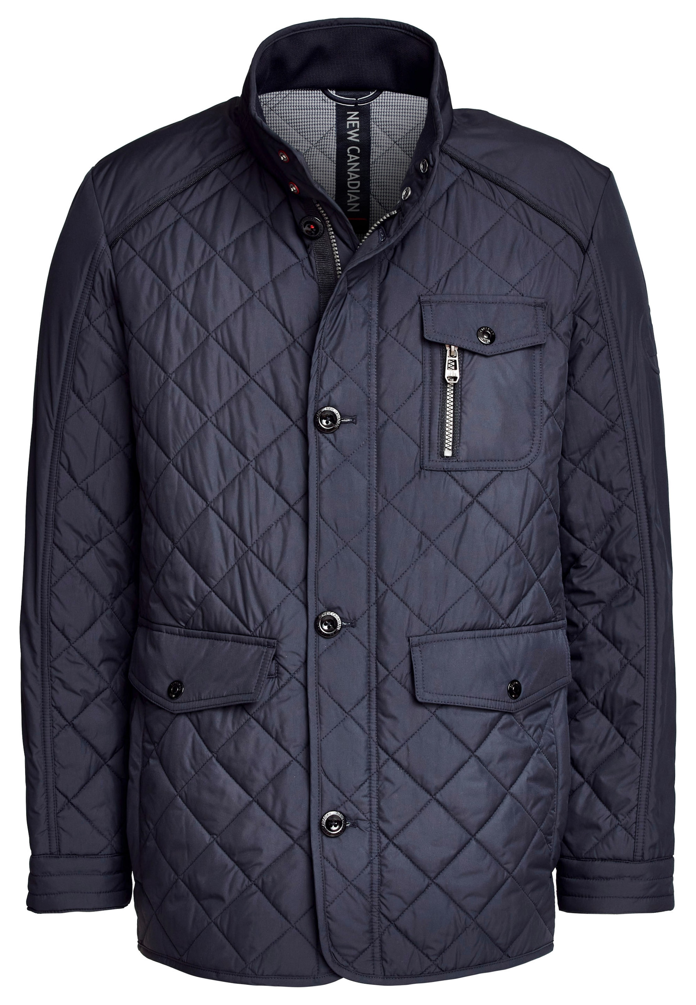 NEW CANADIAN Steppjacke 'ALL SEASON' in Blau: Vorderseite
