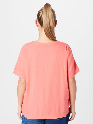 T-shirt 'MYMILO' Vero Moda Curve en orange