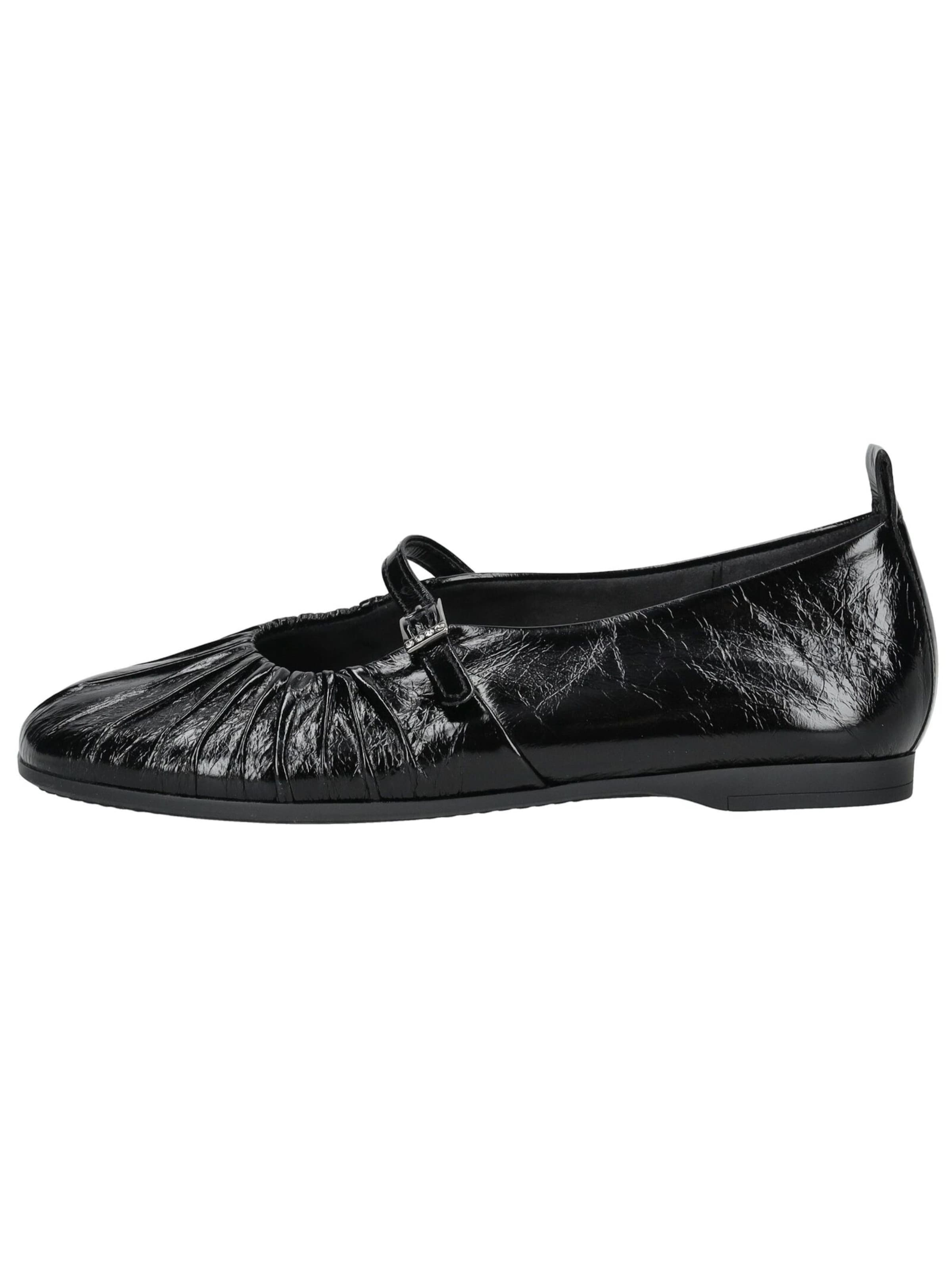 GABOR Strap ballerina in Black