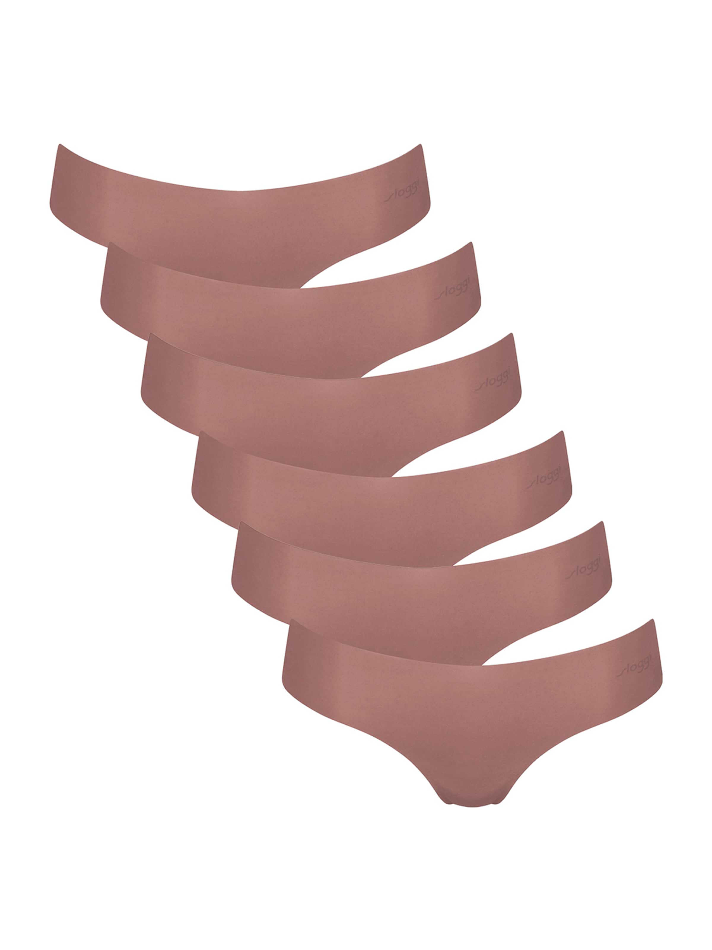 SLOGGI Thong ' ZERO Microfibre 2.0 Hipstring ' in Brown: front