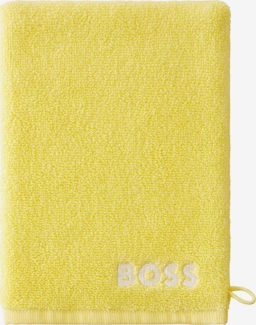 BOSS Washcloth 'PLAIN' in Yellow