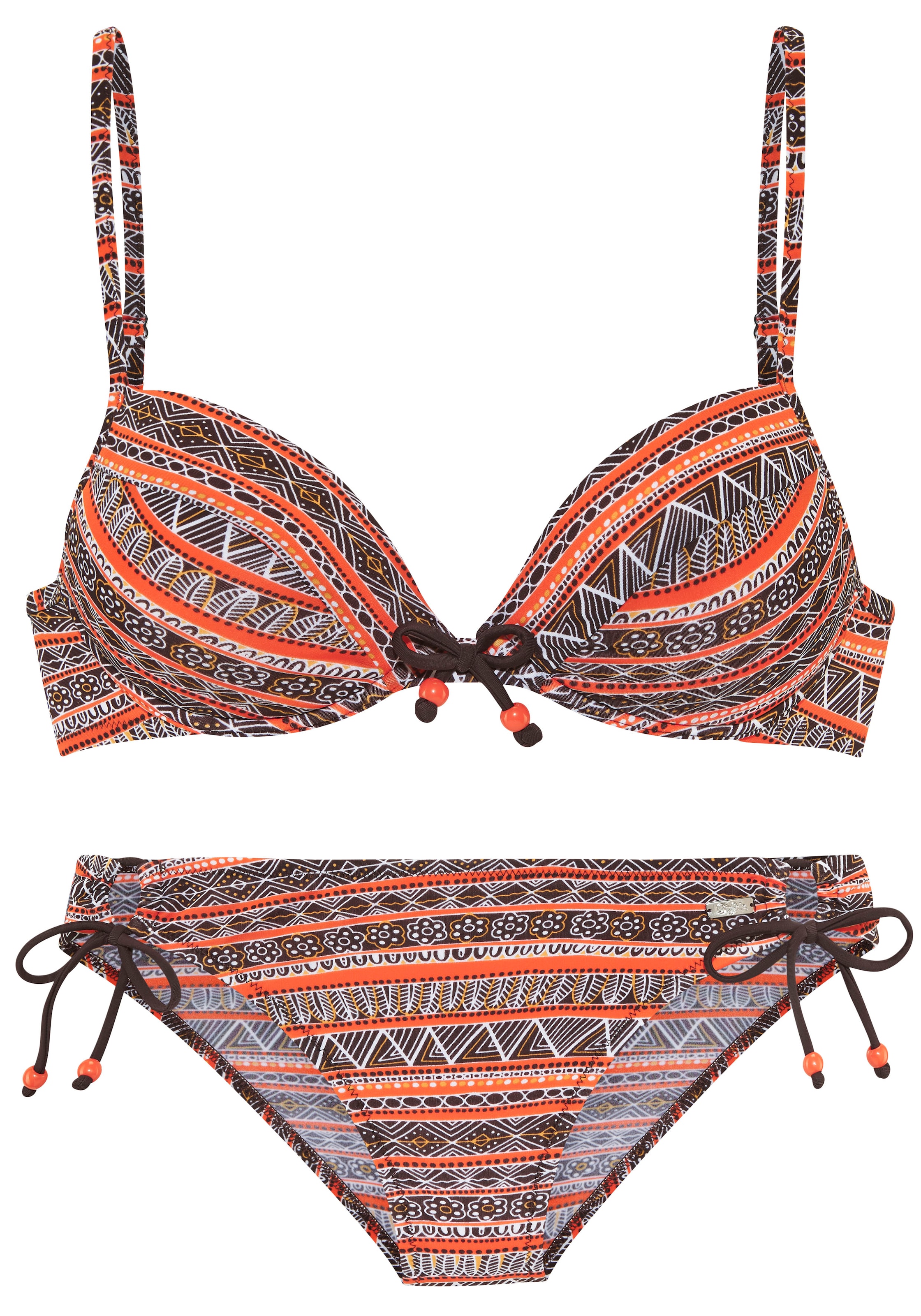 BUFFALO Balconette Bikini in Orange: Vorderseite