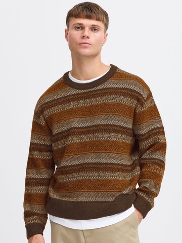 !Solid Pullover 'Maxwell' in Braun: Vorderseite