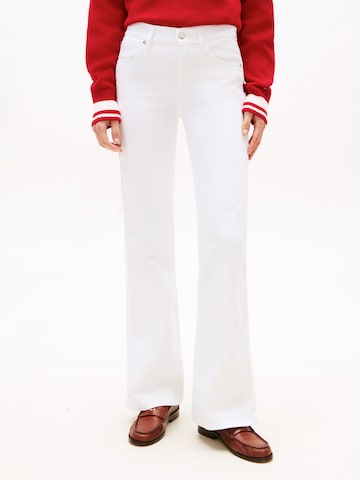 TOMMY HILFIGER Flared Jeans in Wit: voorkant