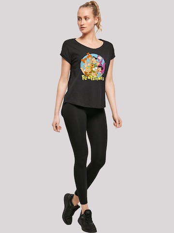 T-shirt 'Die Familie Feuerstein' F4NT4STIC en noir