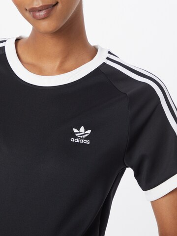 ADIDAS ORIGINALS T-Shirt 'Adicolor Classics  3-Stripes' in Schwarz