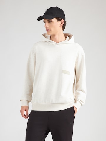 BOSS Sweatshirt in Weiß: Vorderseite