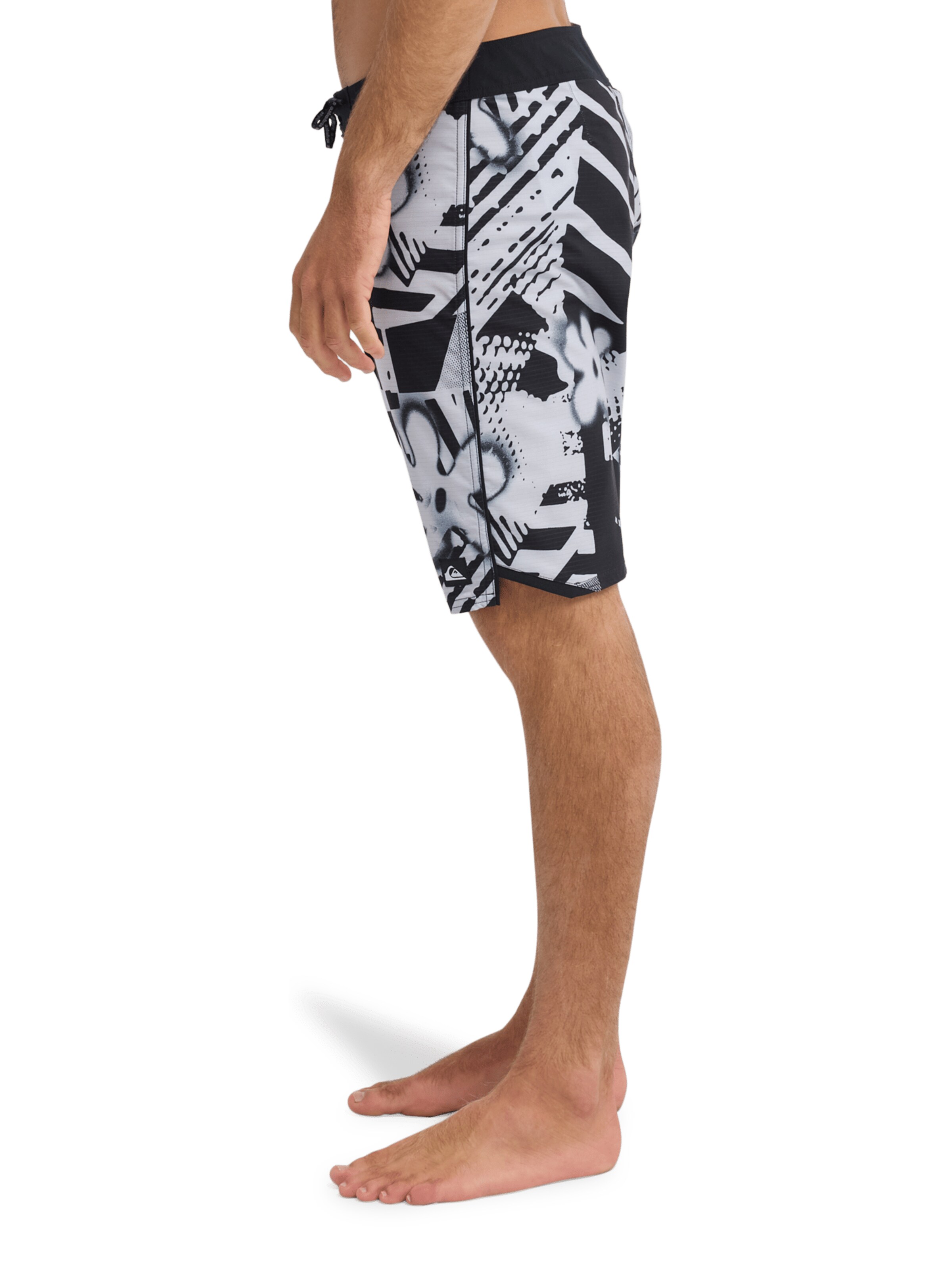 QUIKSILVER Swimming Trunks 'Highline Printed 20' in Black