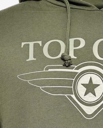 TOP GUN Hoodie in Grün