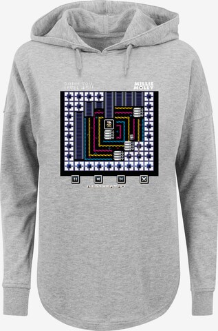 F4NT4STIC Sweatshirt 'Retro Gaming Level 45' in Grey: front