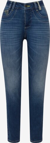 LAURASØN Skinny Jeans in Blue: front