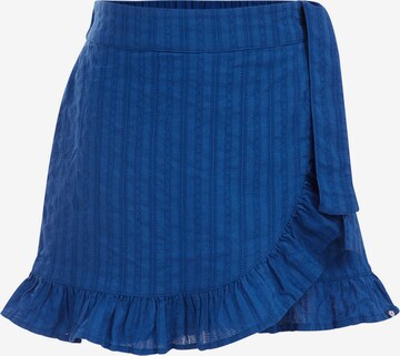 WE Fashion Normalny krój Spódnica w kolorze niebieski: przód