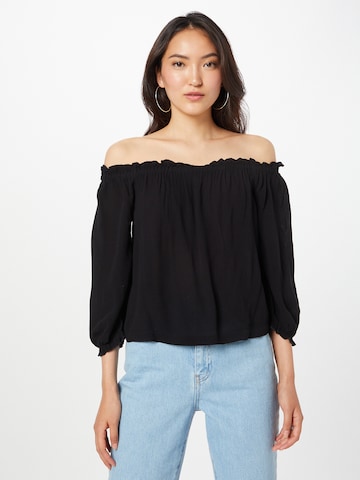 ABOUT YOU Blouse 'Jascha' in Black: front