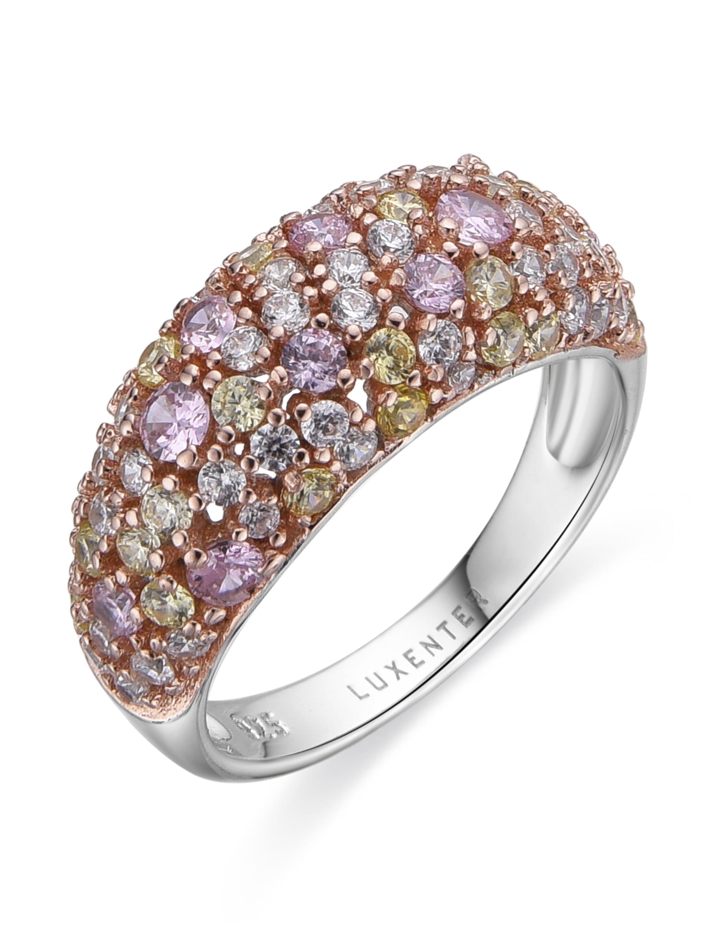 Anello 'Parsab' di Luxenter in colori misti: frontale