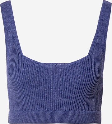 NU-IN Knitted Top in Blue: front