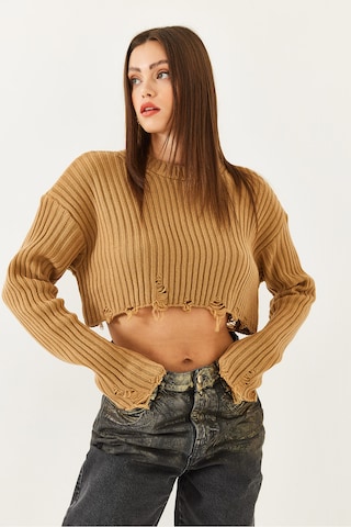 Bianco Lucci Pullover i beige: forside