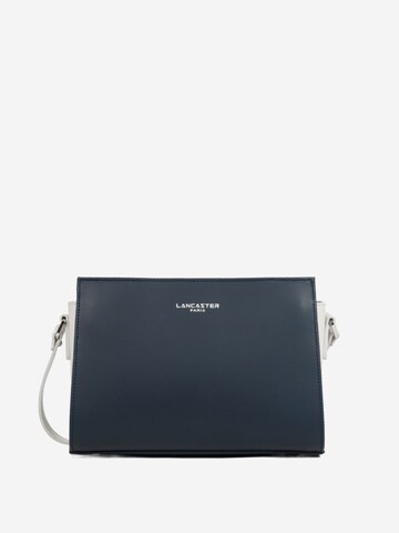 Sac à bandoulière 'Lancaster Sac trotteur Zippée S Smooth Bleu Foncé - Ecru' LANCASTER Paris en bleu : devant