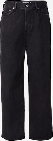 Abercrombie & Fitch Baggy Farkut värissä musta: etupuoli