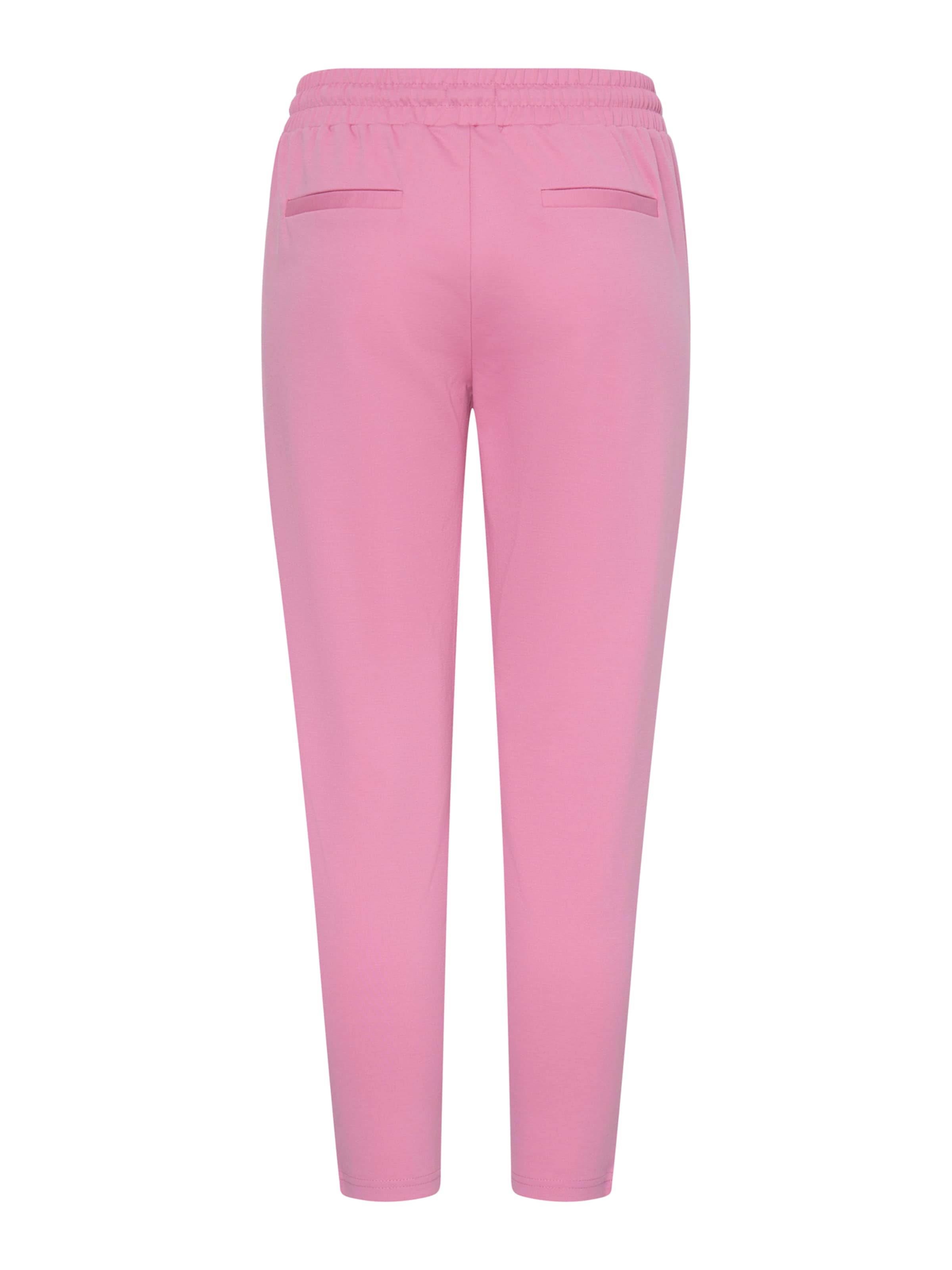 ICHI Ozke Hlače z naborki 'IHKATE' | roza barva