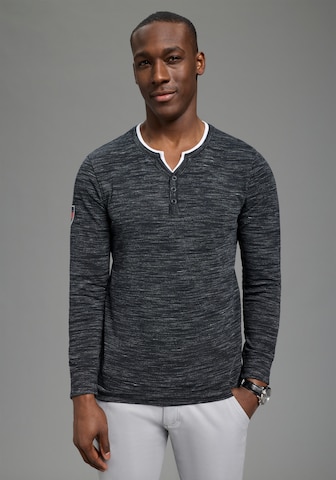 DELMAO Shirt in Grey: front