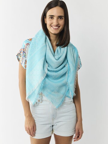 Foulard CODELLO en bleu : devant