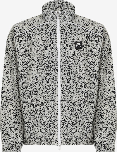 Nike Sportswear Välikausitakki 'AIR' värissä ecru / musta / valkoinen, Tuotenäkymä